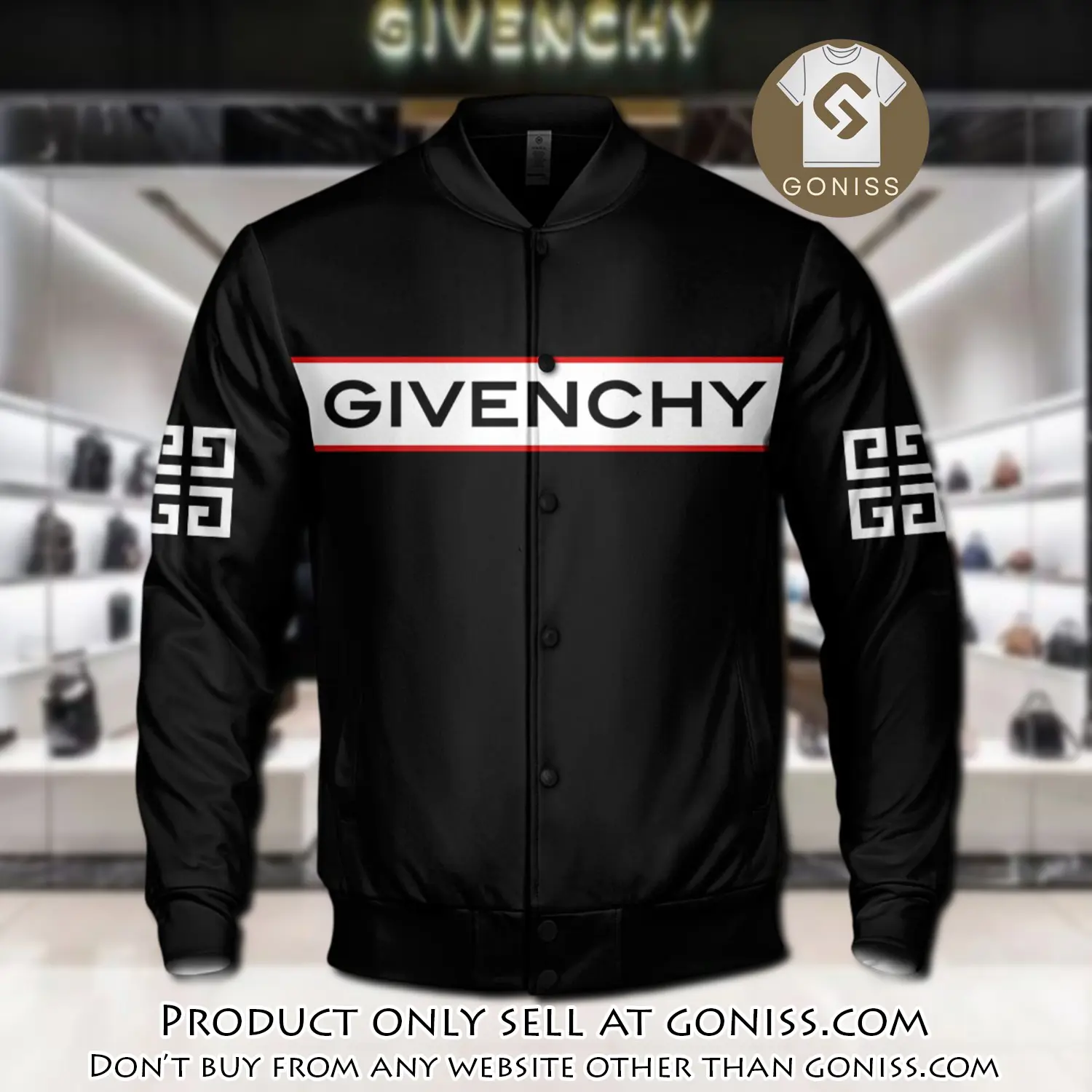 Luxury givenchy varsity premium baseball jacket bjv1051 gn0801247